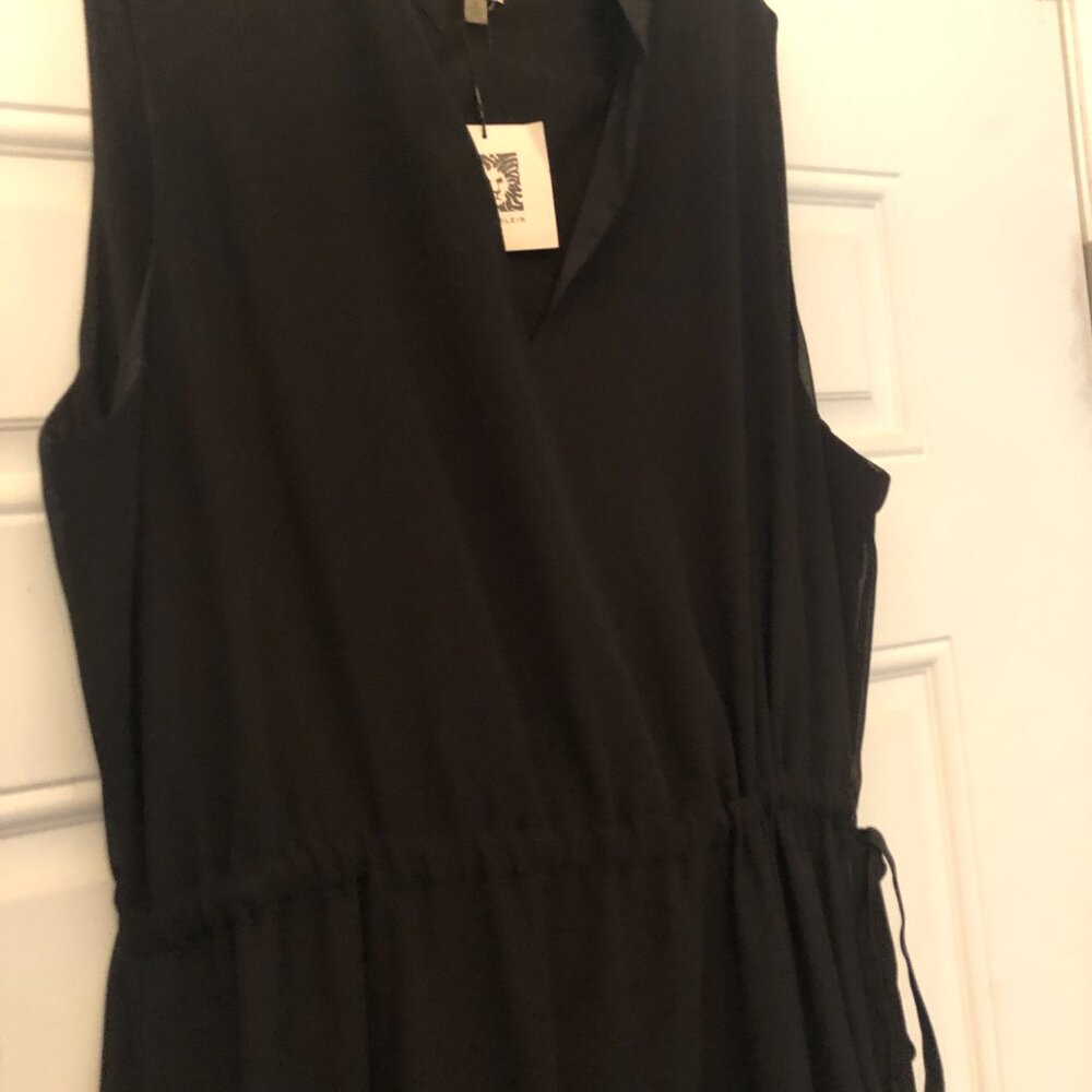 ANNE KLEIN  BLACK COCKTAIL DRESS - Picture 2 of 3